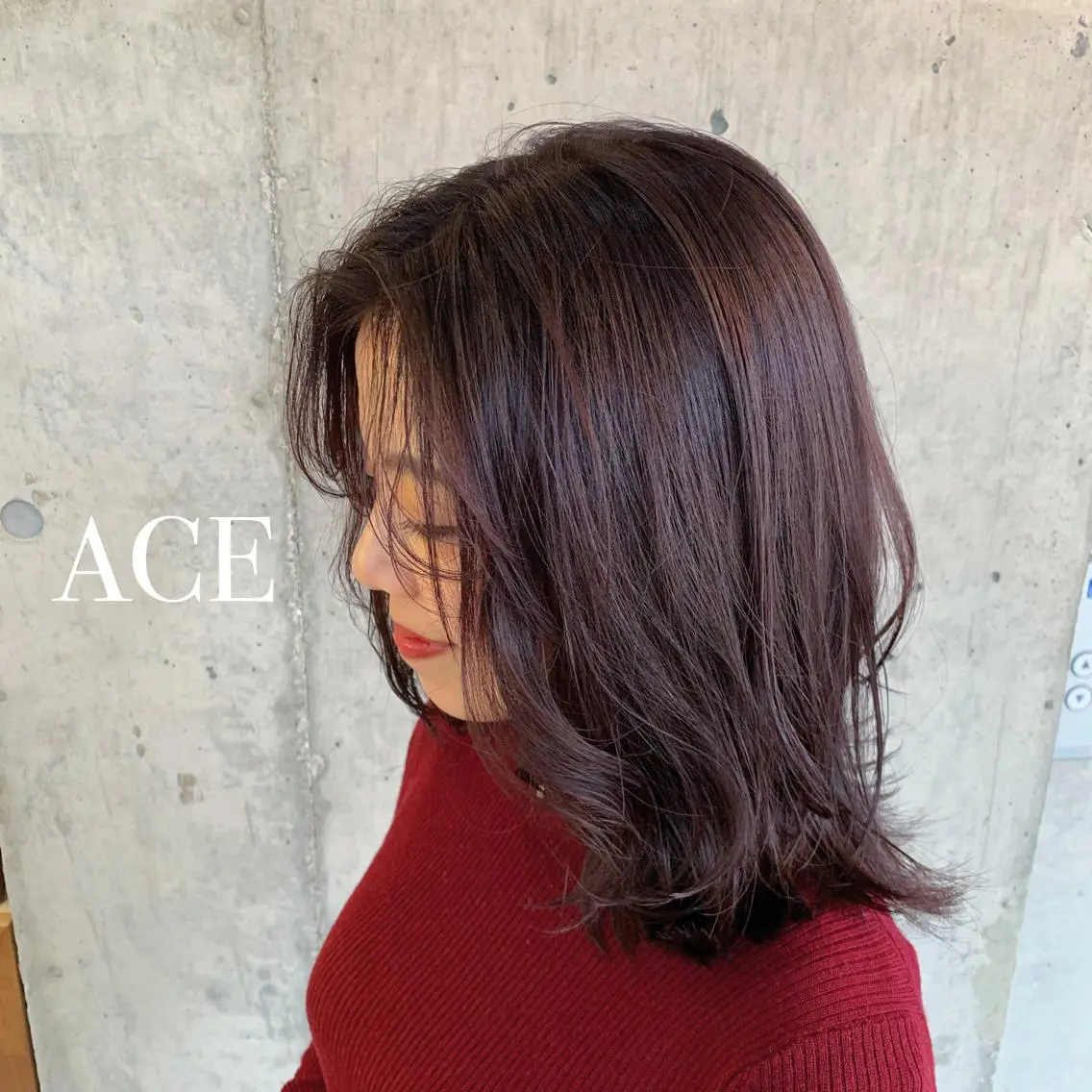 ミディアム 🌷横浜/レイヤー /艶カラー🌷のヘアスタイル