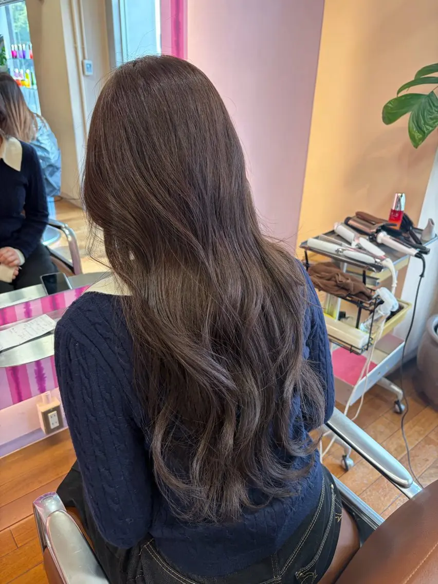 ロング ヘアアレンジ ヘアカラー ヘアセット 'AXIS 栄 kohakuのヘアスタイル