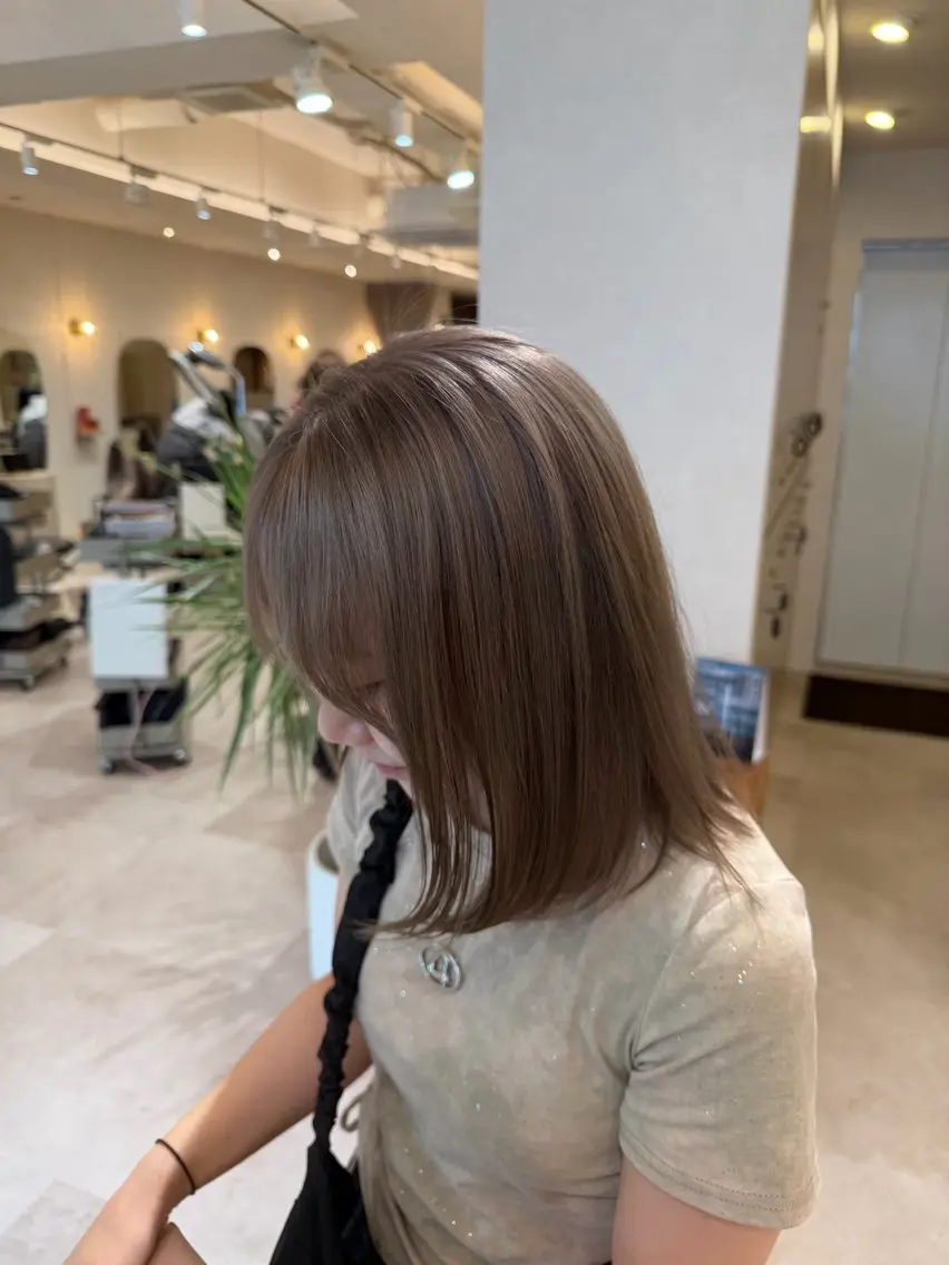 ミディアム ヘアカラー 【yuni】 コタロウのヘアスタイル