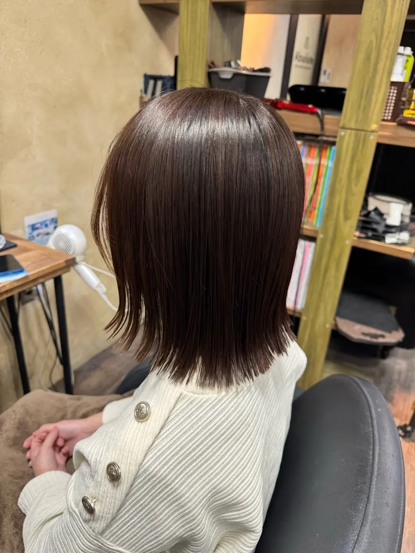 ミディアム 艶カラー🎀 YUUKAのヘアスタイル