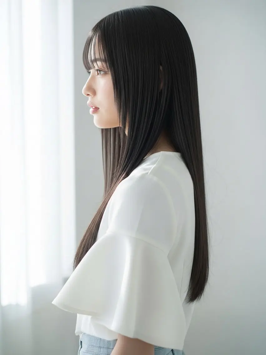 ロング 白髪ぼかし/ショート MAEKAWAのヘアスタイル