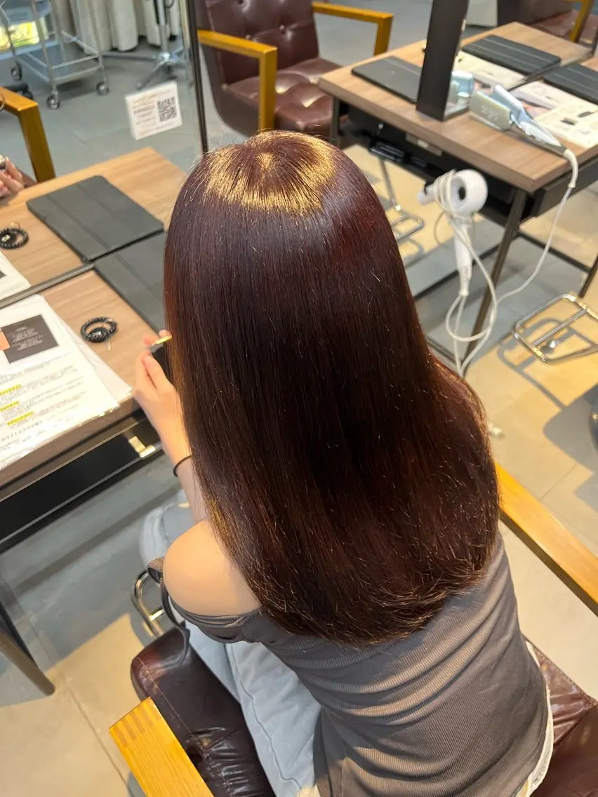 ミディアム カラー ヘアカラー Kako🫧⭐️ アシスタント/モデルのヘアスタイル