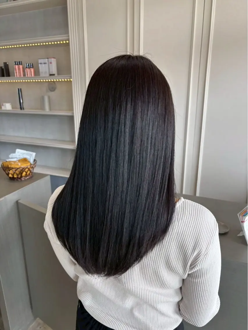カラー 透明感カラー yuiのヘアスタイル