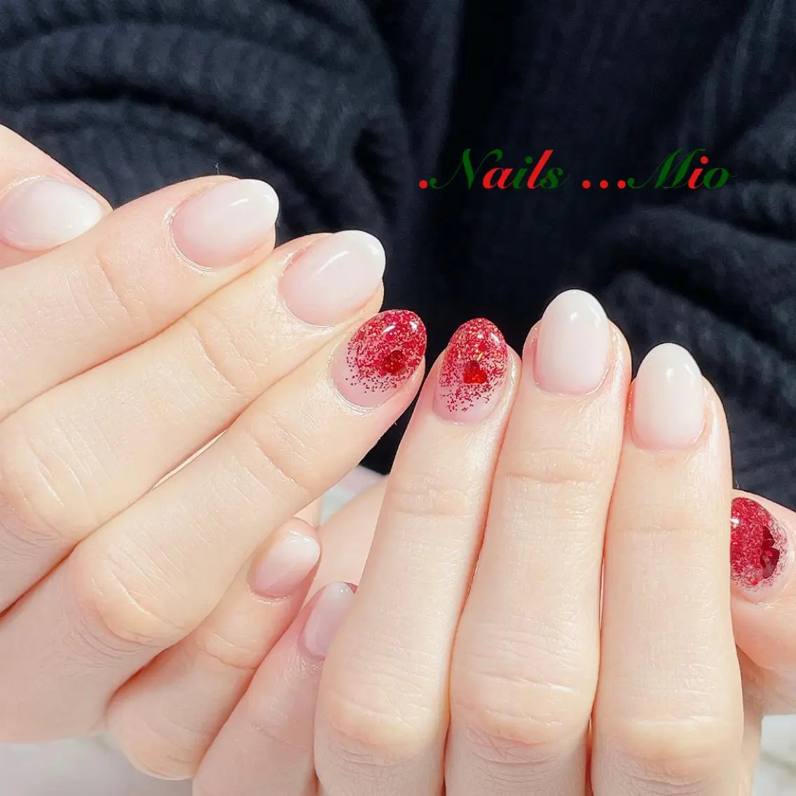 ネイル アートネイル ジェルネイル グラデーション ワンカラーネイル .Nails Mio 赤羽西ネイルサロンのネイルデザイン
