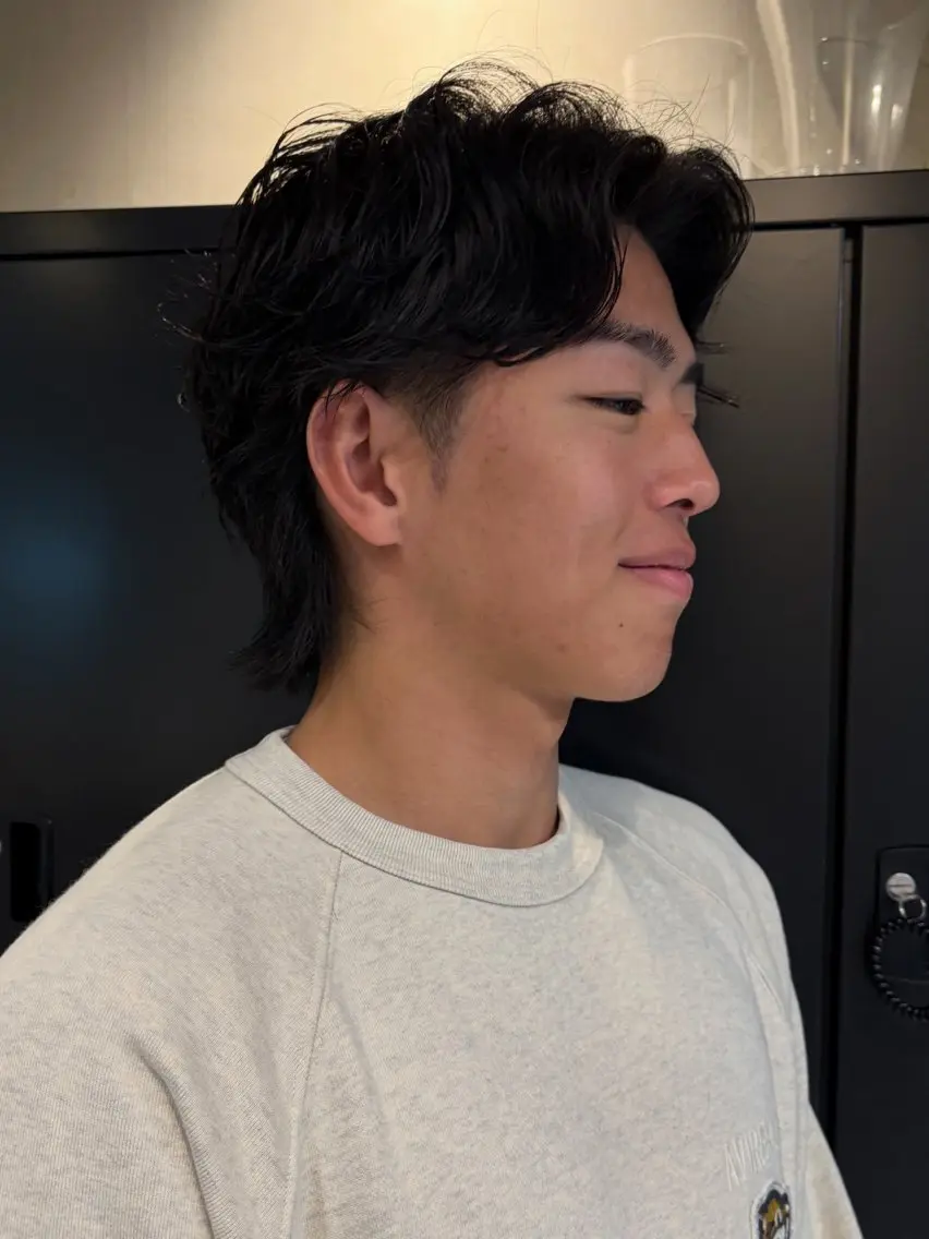 【Ｕ24限定40%off】cut＋perm＋眉wax🪐の写真