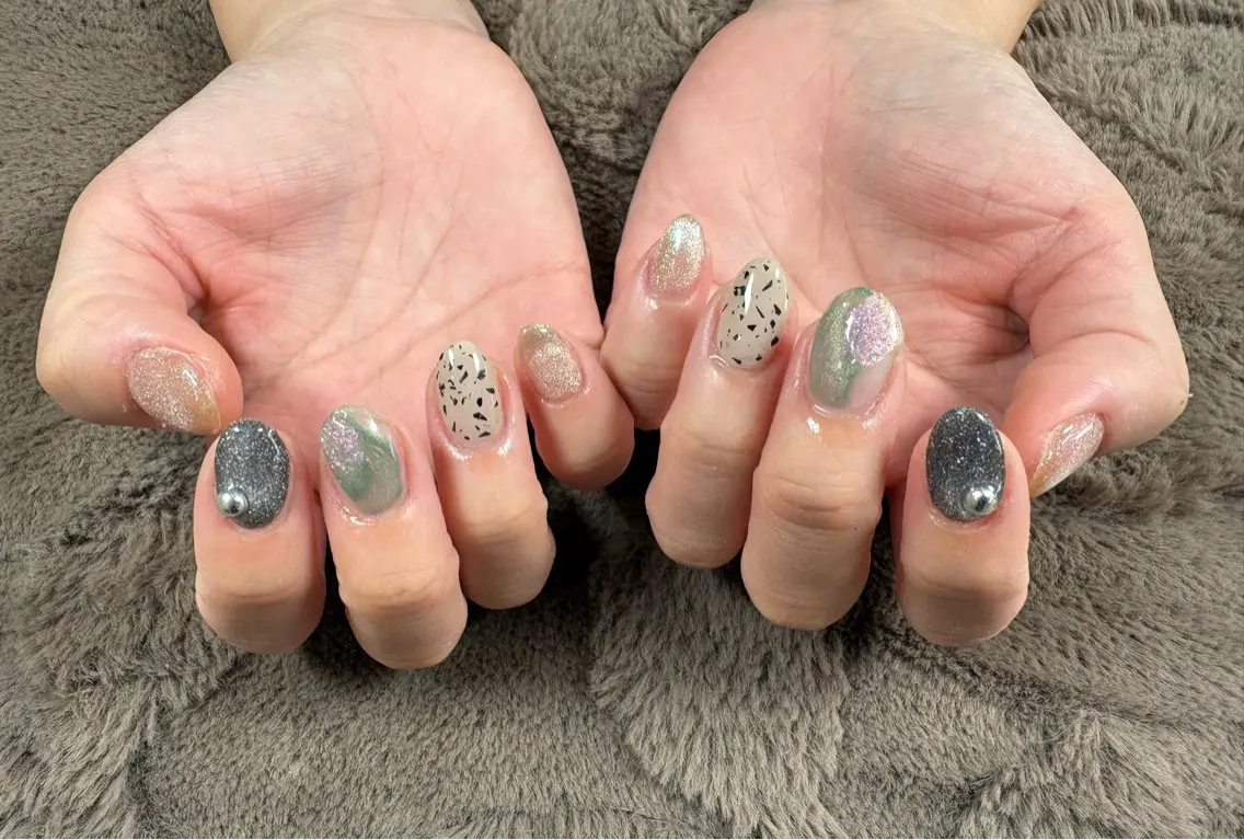ショート salon kuuのネイルデザイン