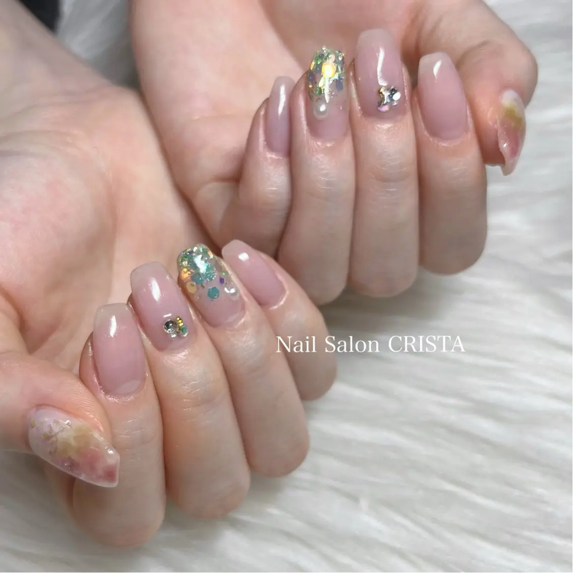 ネイル ハンドネイル CRISTA 🫧ヒナタのネイルデザイン