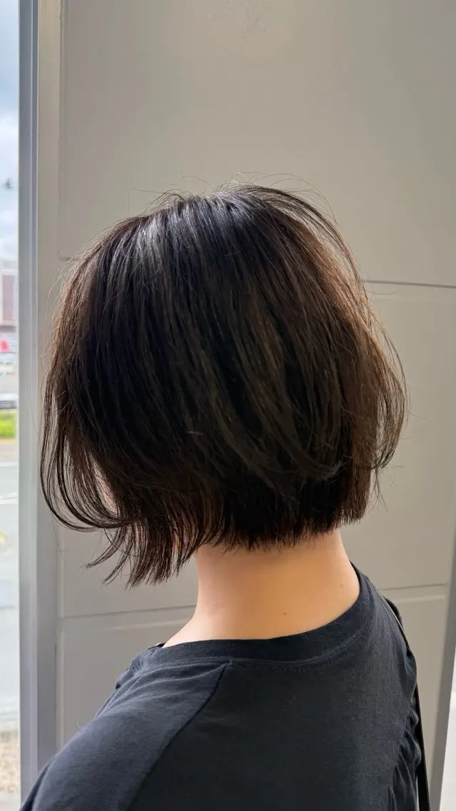 ショート カンノ サトシのヘアスタイル