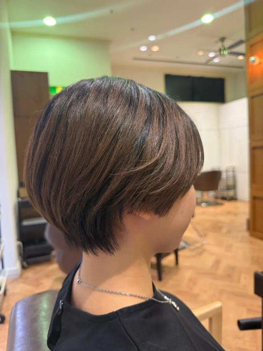 ショート ショートヘア 溝口 槙里也のヘアスタイル