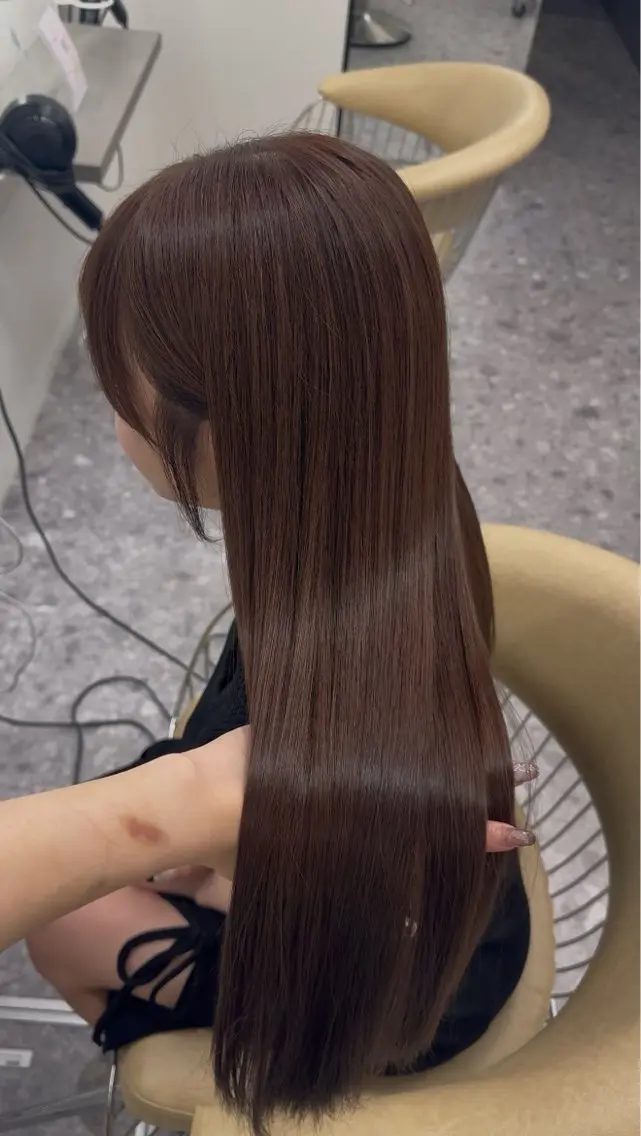 ロング カラー ヘアカラー 透明感カラー/アレン ジ/misaki🎀のヘアスタイル