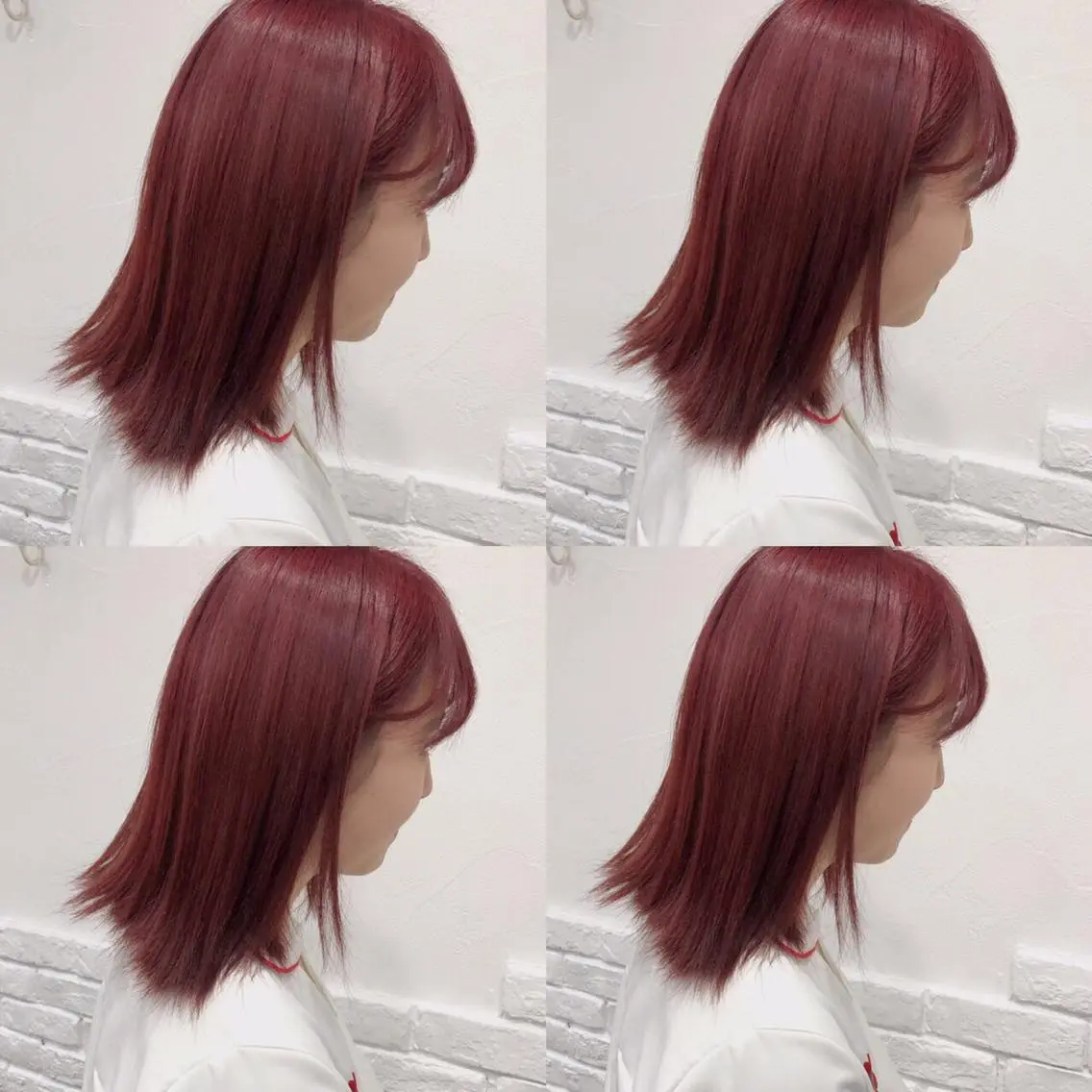 ミディアム カラー ヘアカラー トリートメント ヘアセット メンズパーマ名人 TAKUMAのヘアスタイル