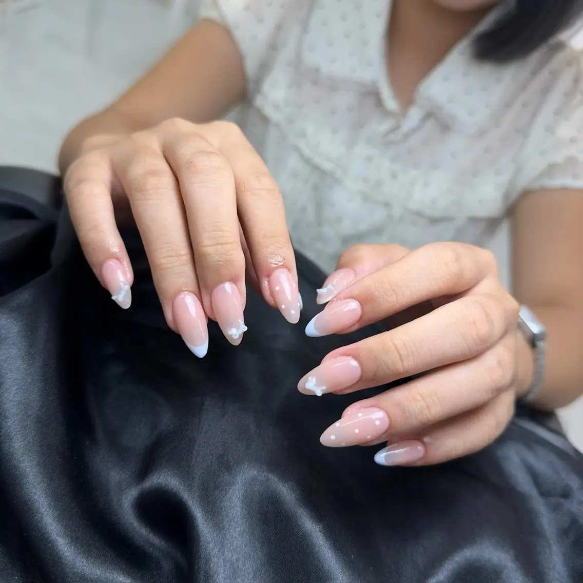 ネイル ジェルネイル グラデーション 韓国ネイル オフィスネイル シンプルネイル LEMON NAIL FUK(博多駅前)のネイルデザイン