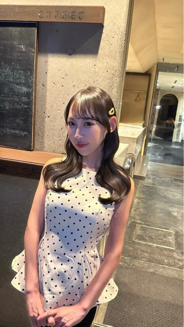 セミロング カット 泉 堅也のヘアスタイル