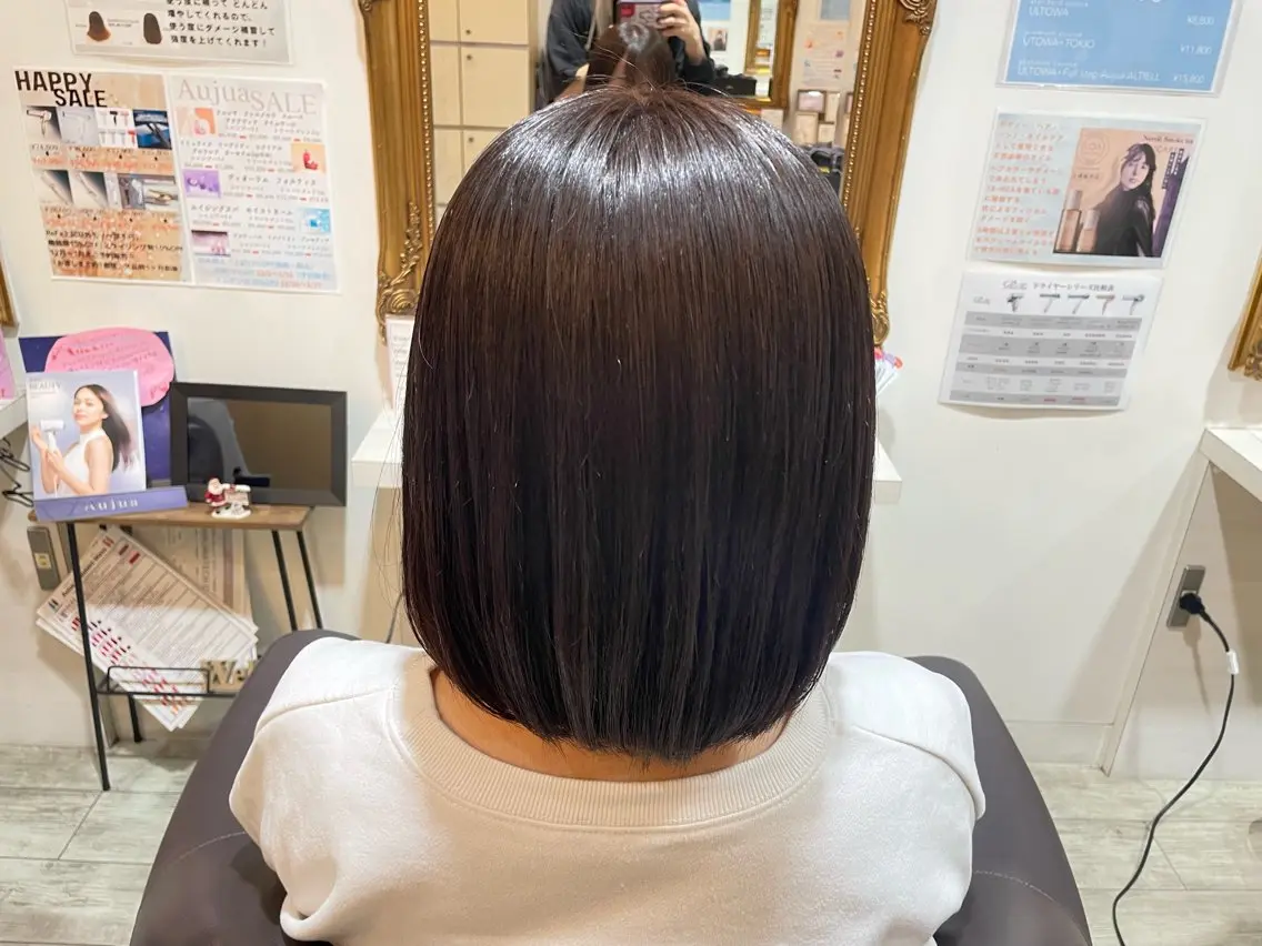 ミディアム カラー 元自衛官美容師 つや。のヘアスタイル