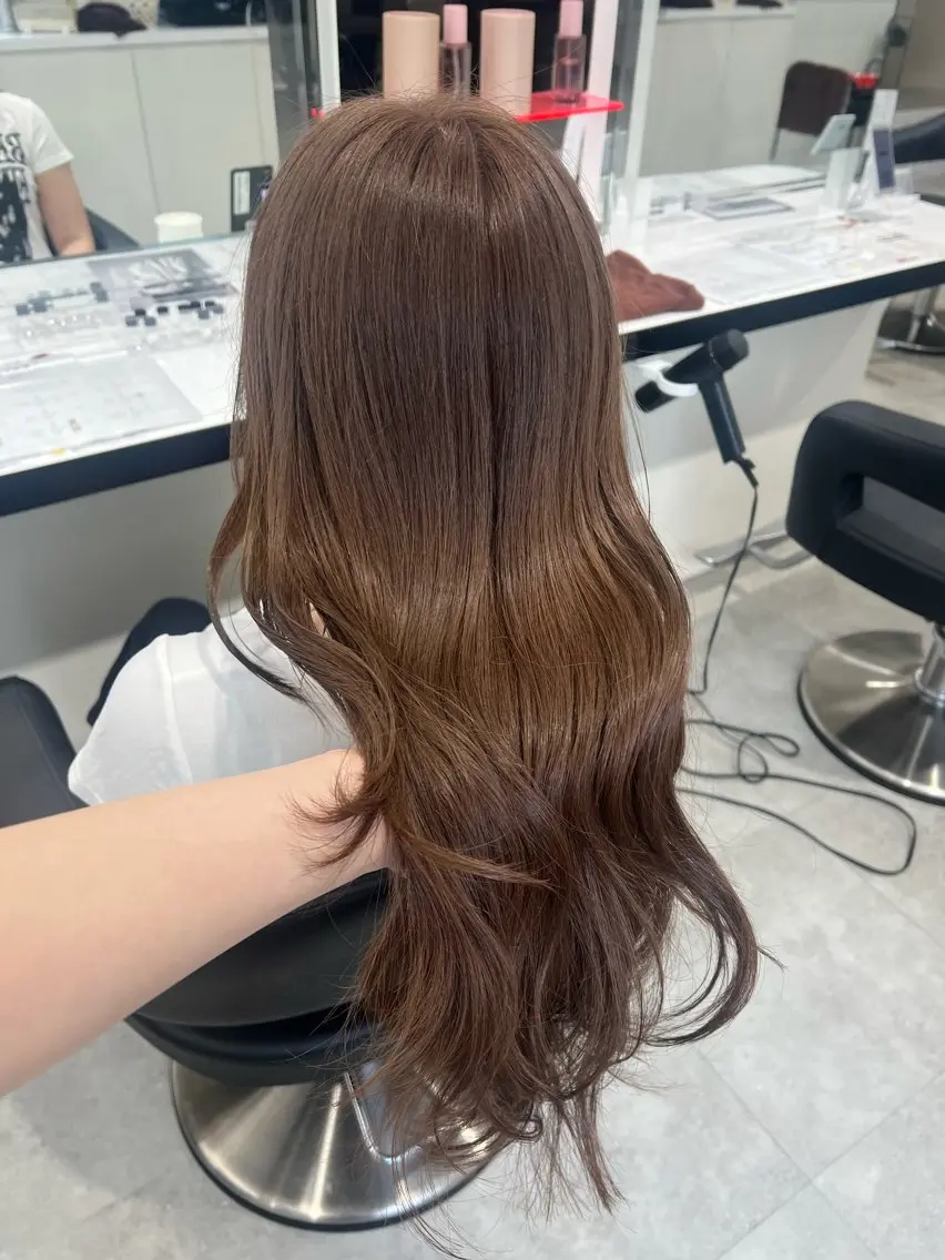 ロング カット ヘアカラー レイヤー/ダブルカラ ー🎀Sayakaのヘアスタイル