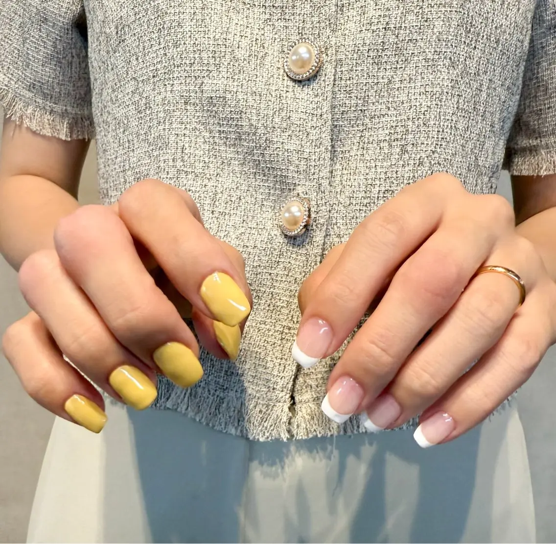 ネイル フレンチネイル Quesera. nail  yuuのネイルデザイン