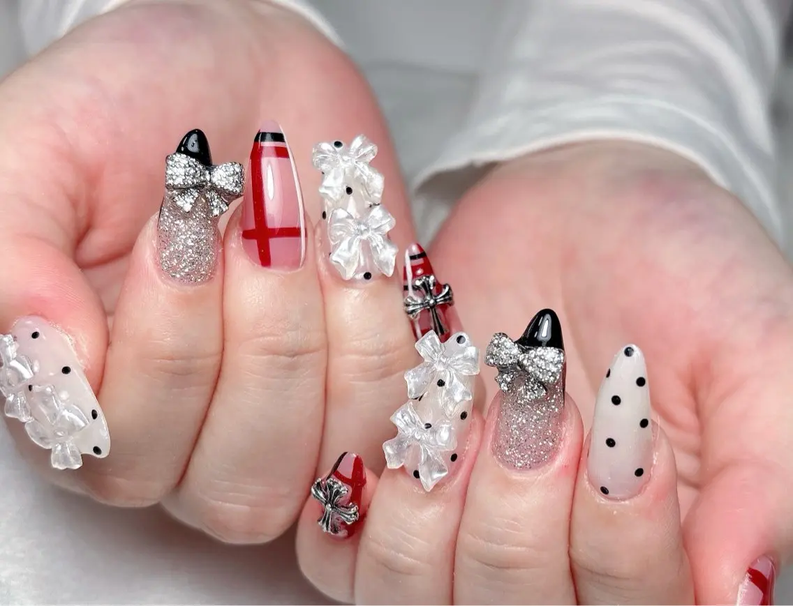 ネイル ハンドネイル Aura Nail 長さだし/パラジェルのネイルデザイン