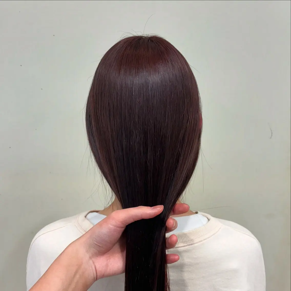 【ヘッドスパ付き🫧】うる艶透明感カラー+髪質改善トリートメント+ヘッドスパの写真