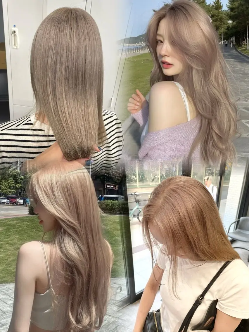 🩵カット＋ホワイトブリーチ＋カラー　¥12000の写真