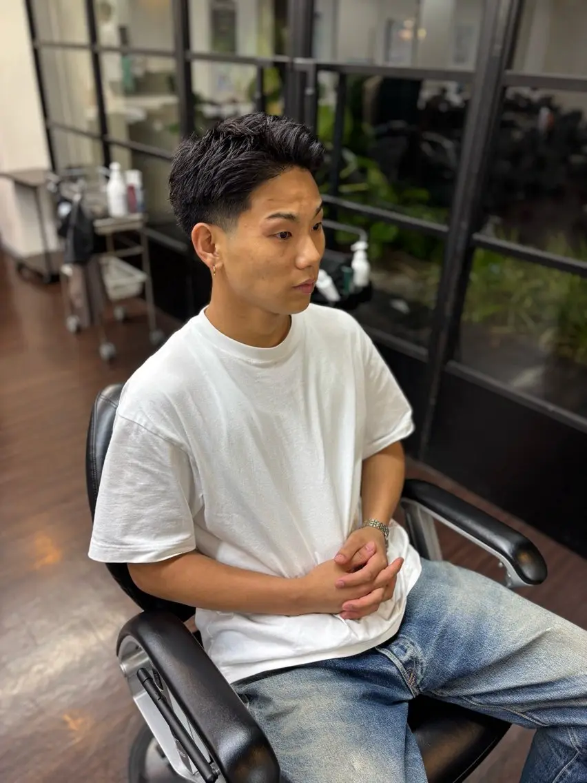 ショート メンズ 則光 諒一のヘアスタイル