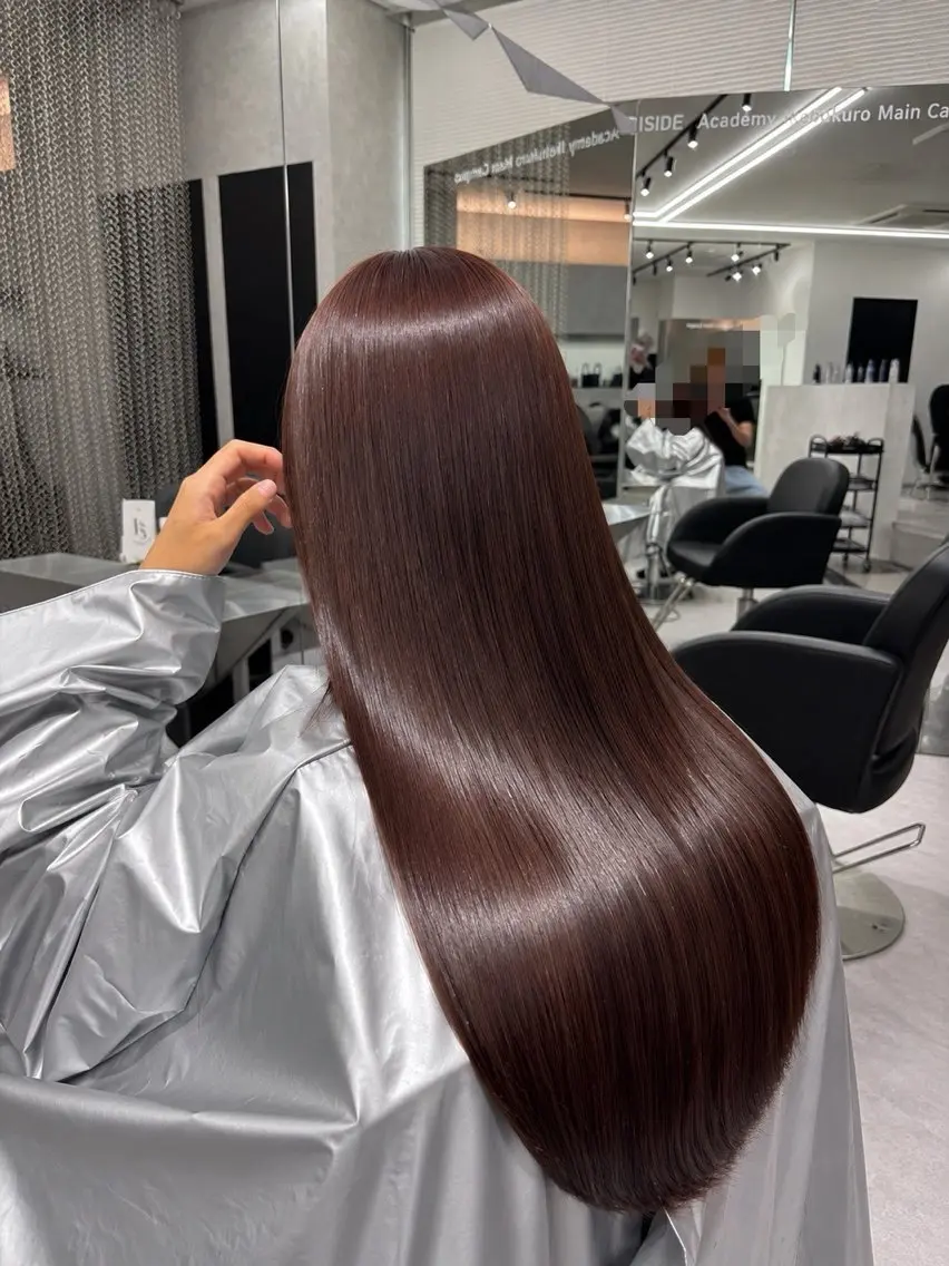 ロング カラー 小林 瑛太のヘアスタイル