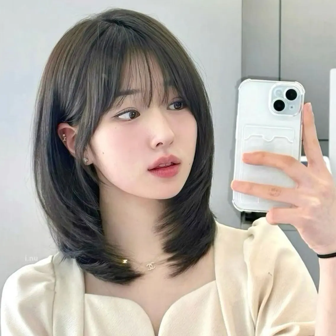 ミディアム Ayuri♡ ミディアムレイヤーのヘアスタイル