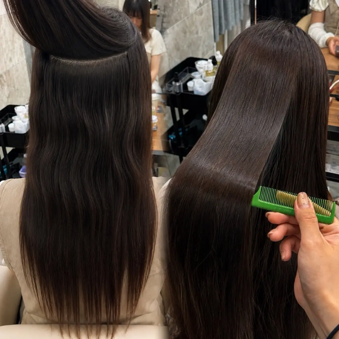 ロング 【サラツヤ縮毛矯正✨ 】こころのヘアスタイル