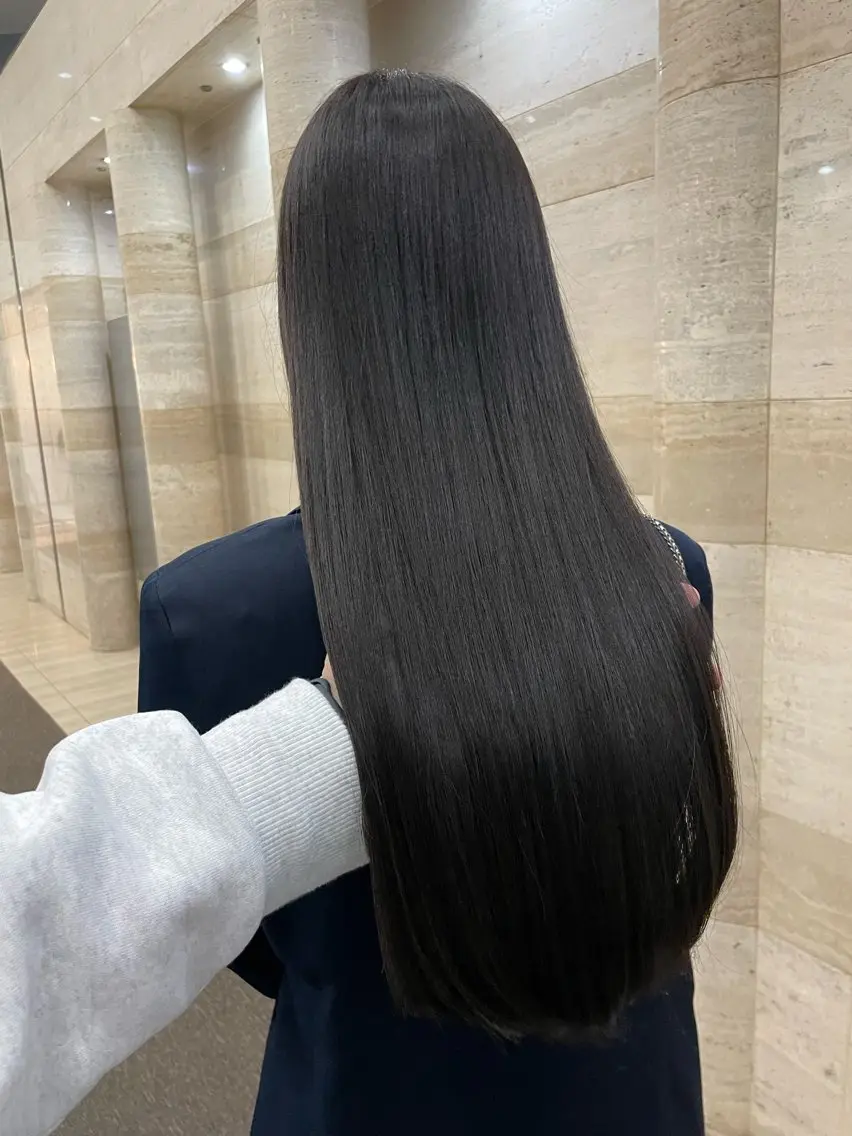 ロング 透明感/エクステ Veluaのヘアスタイル