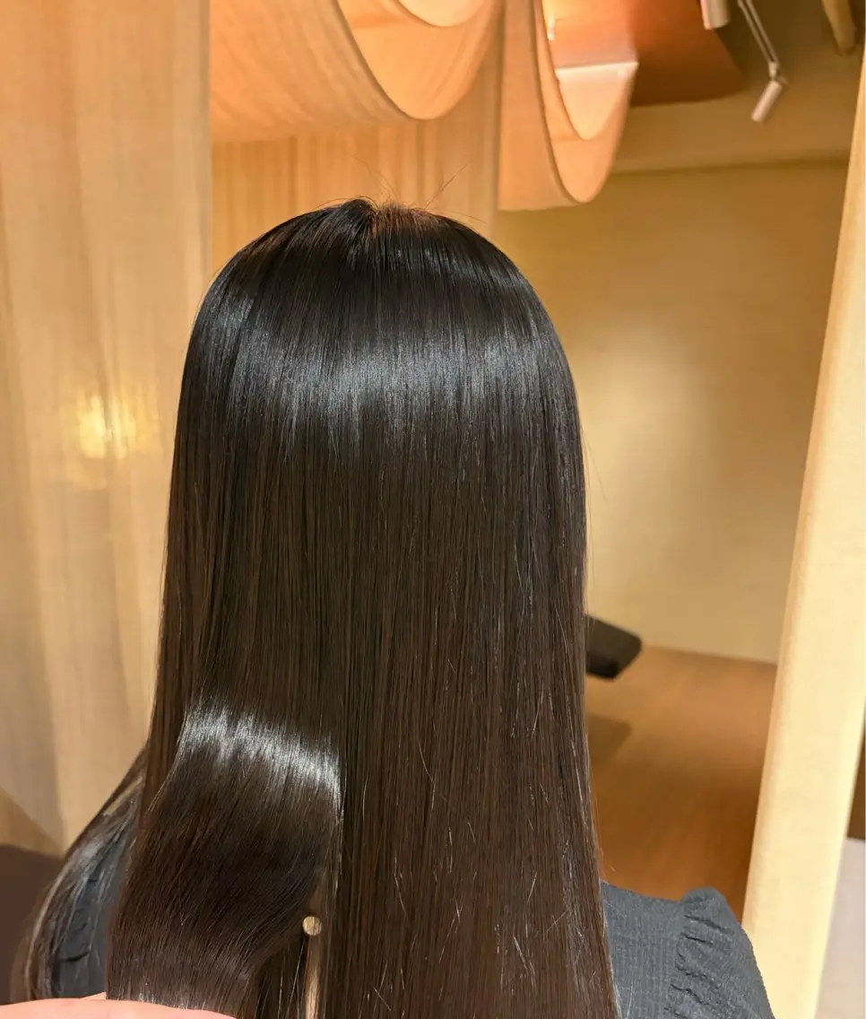 縮毛矯正 小川 ゆきなのヘアスタイル