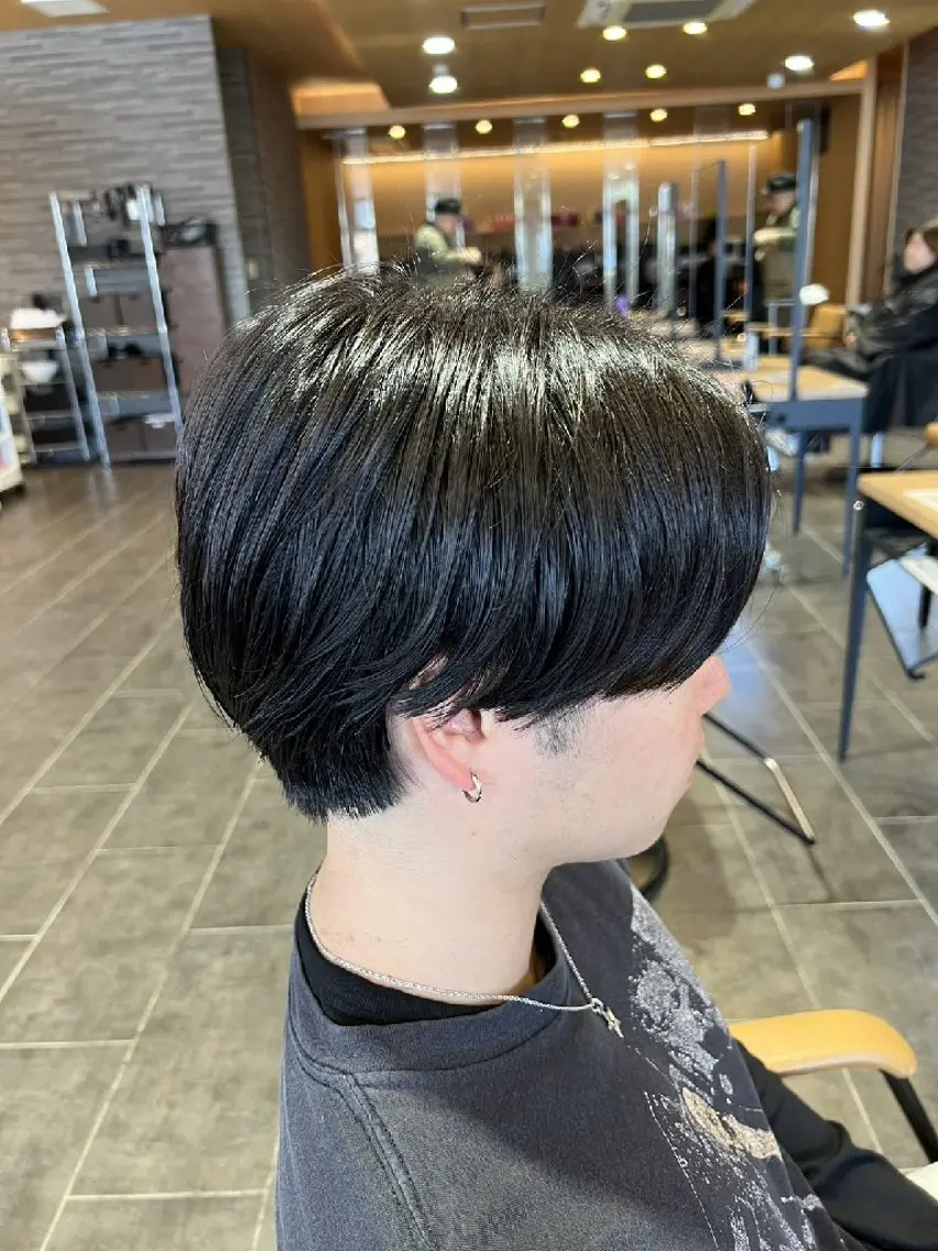 パーマ メンズ 羽田野 紗可のヘアスタイル