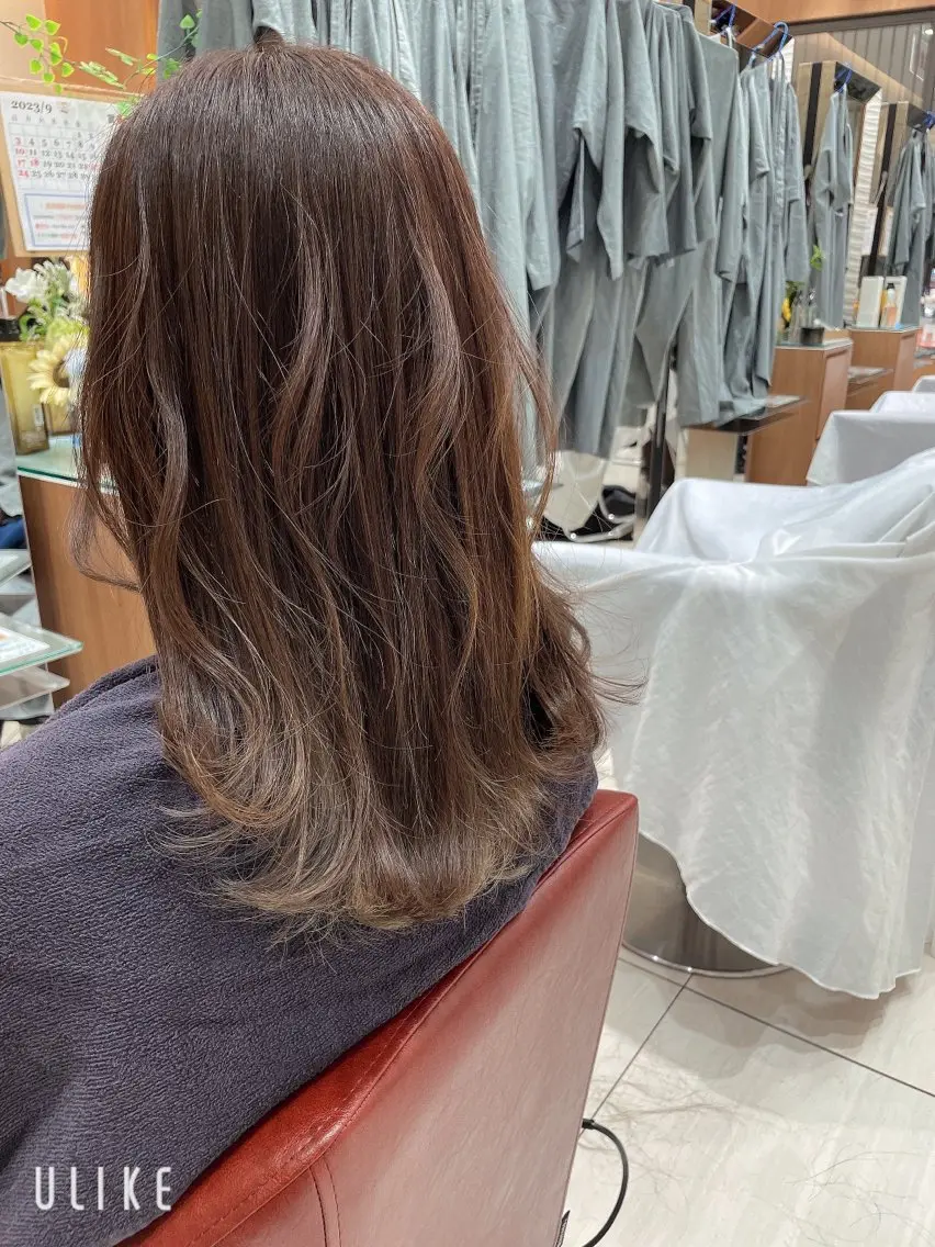 ミディアム 元木 悠人のヘアスタイル