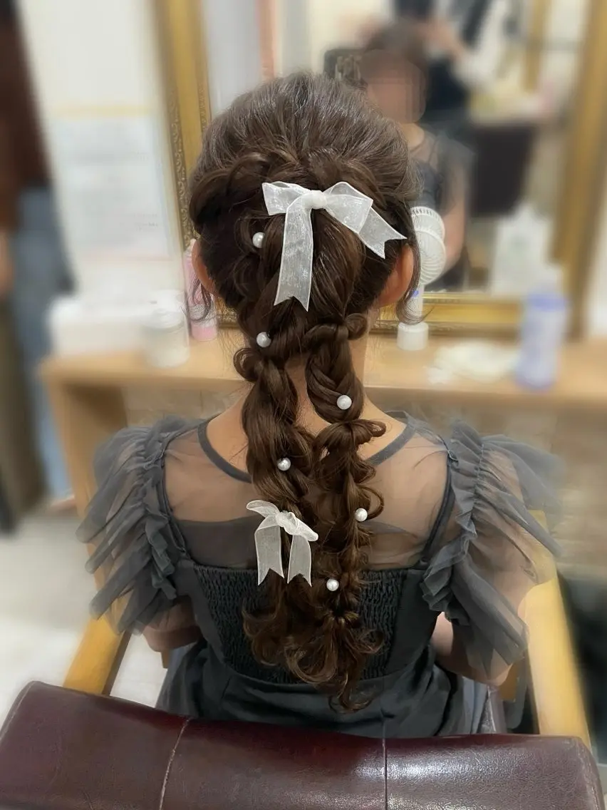 ロング ヘアアレンジ ヘアセット/まつ毛 /YUKIOUA⛄️のヘアスタイル