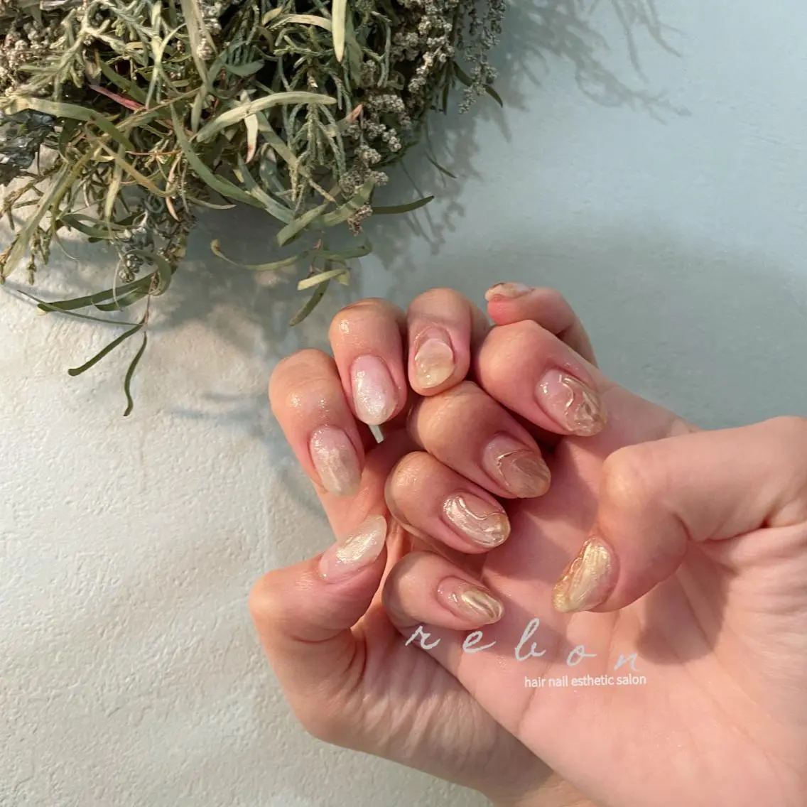 ネイル ハンドネイル フットネイル rebon＊ natsukiのネイルデザイン