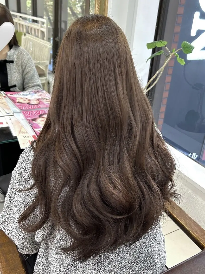【迷ったらコレ❣️定番コース✨️】カット＋カラー＋髪質改善極上トリートメント¥17870→¥8500の写真