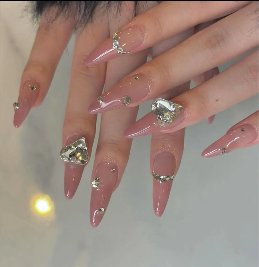 ネイル アートネイル ジェルネイル グラデーション マグネットネイル ニュアンスネイル ハンドネイル Ryu nail studioのネイルデザイン