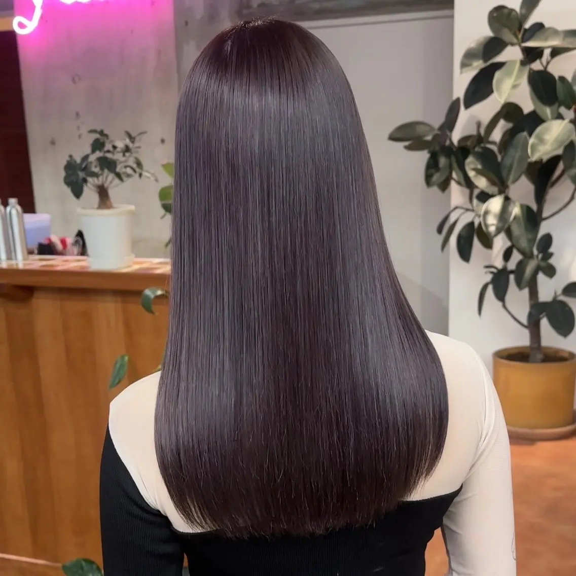セミロング yarn. ココロのヘアスタイル