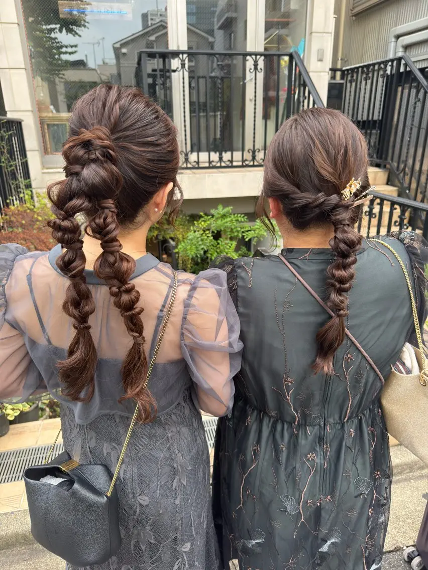 ヘアアレンジ ヘアセット お呼ばれヘア✨️ Akari🧸🤍のヘアスタイル