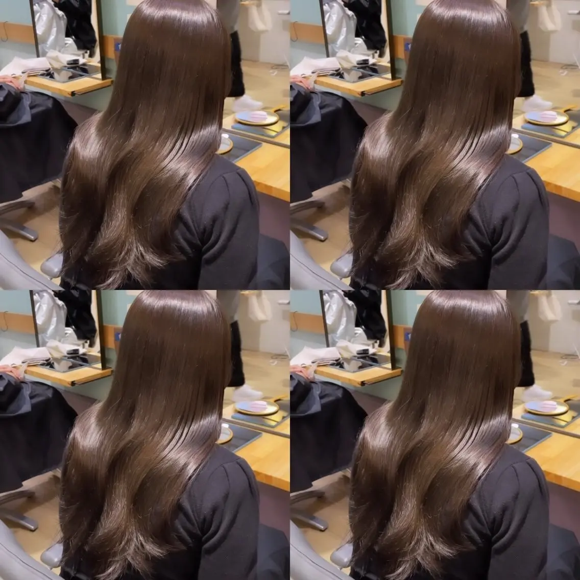 ロング カラー ベージュカラー ブリーチ ケアブリーチ 透明感カラー イヤリングカラー カット ヘアカラー トリートメント ヘッドスパ 大人可愛い透明感🌟 小顔・韓国髪🌟野中のヘアスタイル