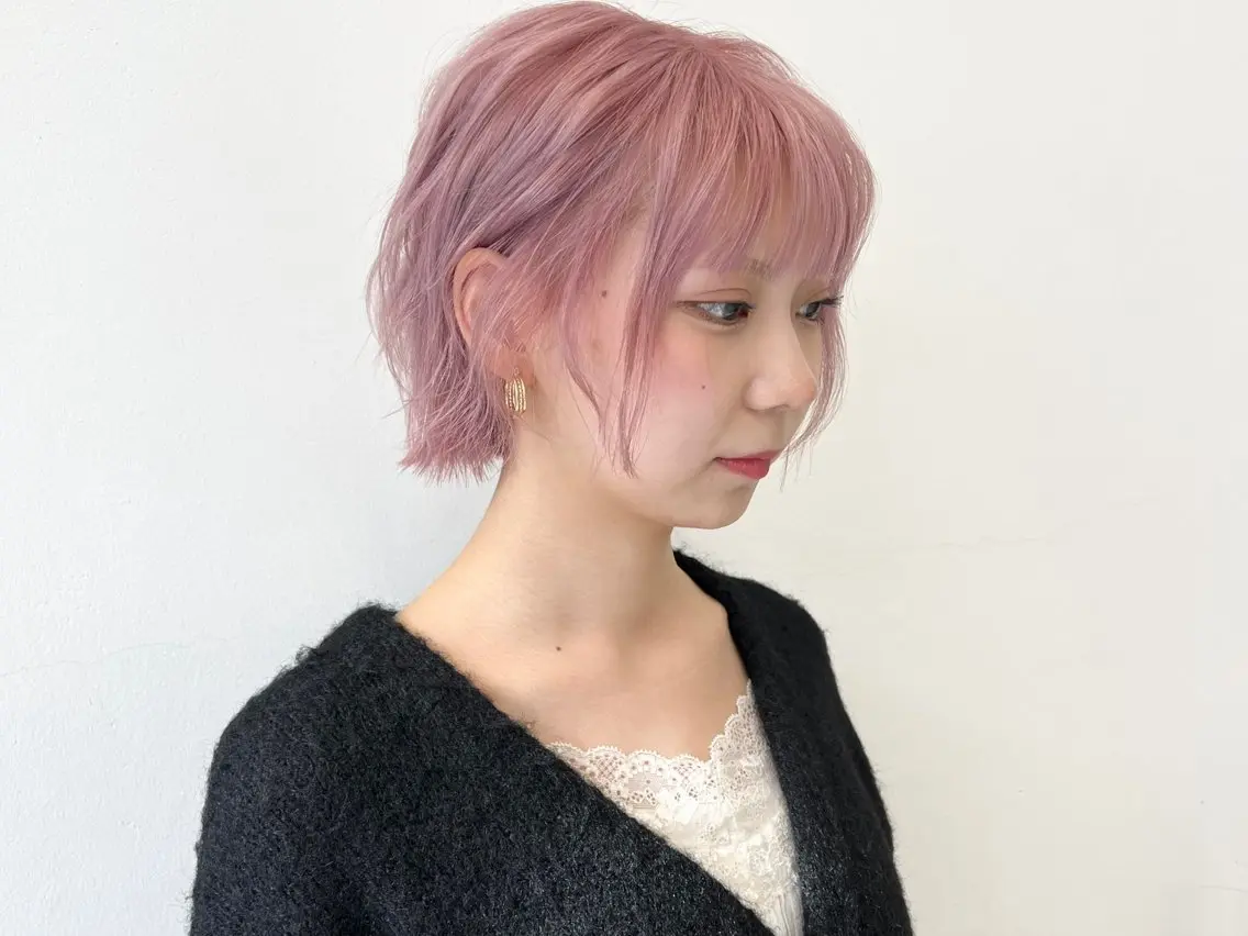 ショート カラー カット ヘアカラー トリートメント HARU//原宿🤍 リピート率NO.1のヘアスタイル