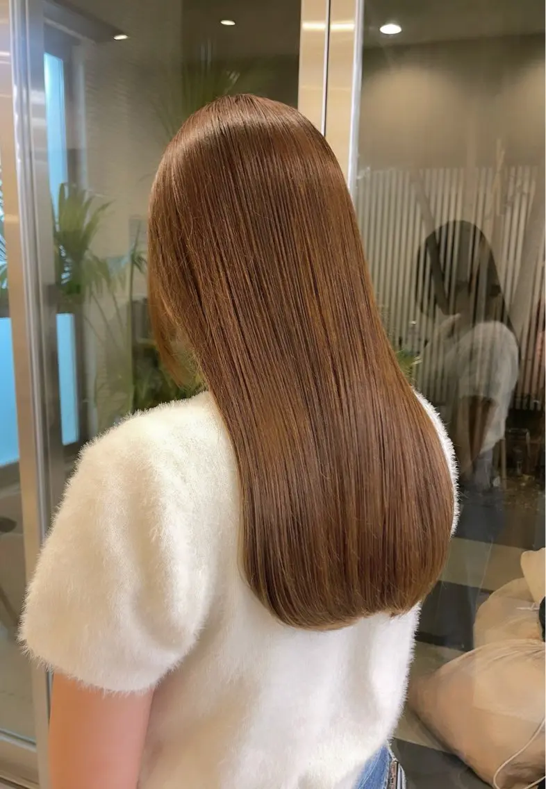 ロング カラー ケアカラー レイヤーカット🫧 🎀Tomoka🎀のヘアスタイル