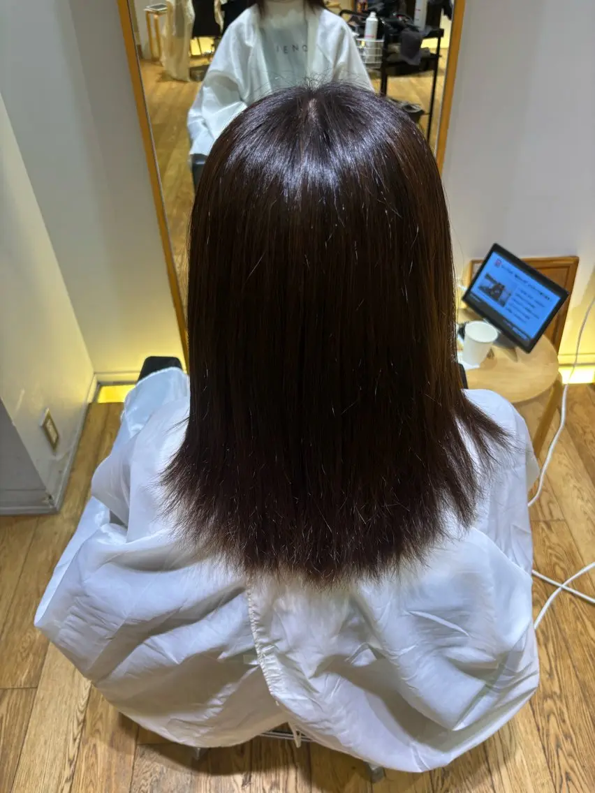 カラー 【透明感カラー🪞】 高田愛斗のヘアスタイル