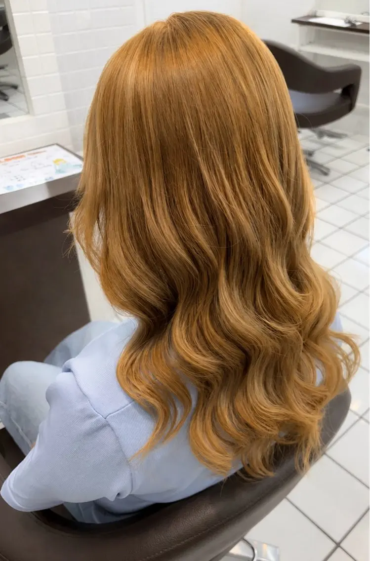 ロング カラー ヘアアレンジ カラー/ブリーチ モデル募集⭐️龍侑のヘアスタイル