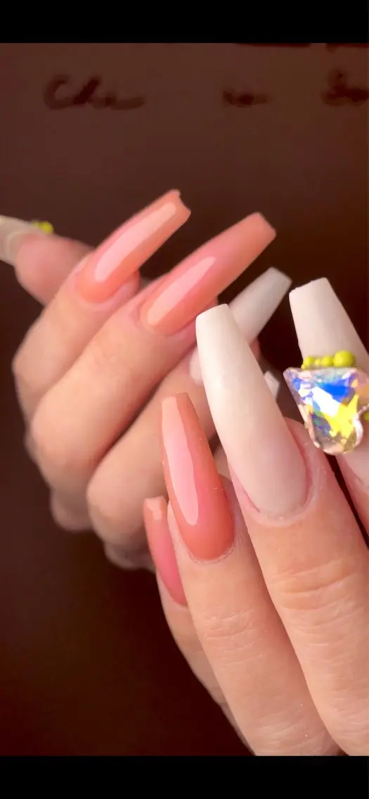 ネイル 長さ出し ロングネイル 王妃の園 ohinosonoのネイルデザイン