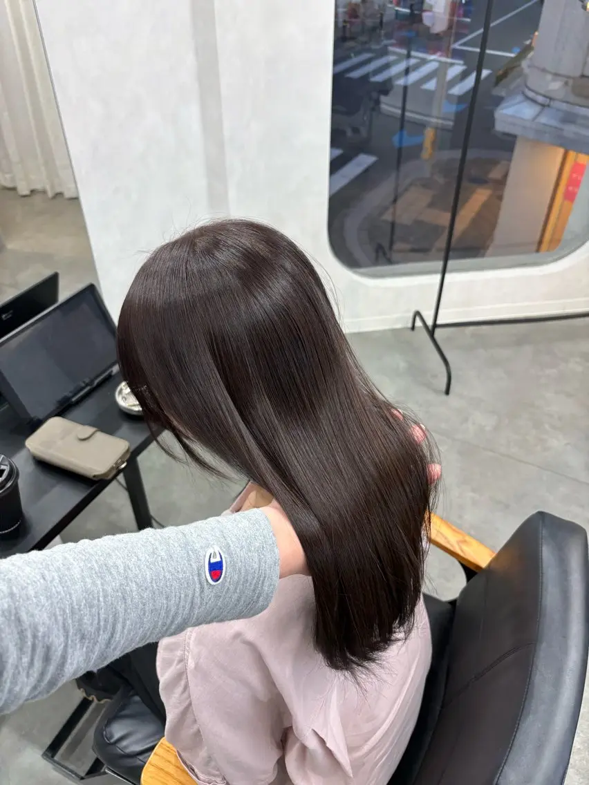 セミロング カット ヘアカラー LIV My【マイ】 髪質改善/箕面のヘアスタイル