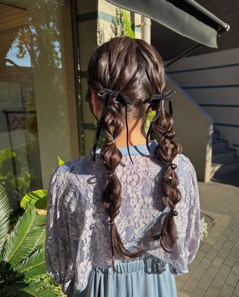 ロング ヘアアレンジ 結婚式・ブライダル 庄司 桜のヘアスタイル