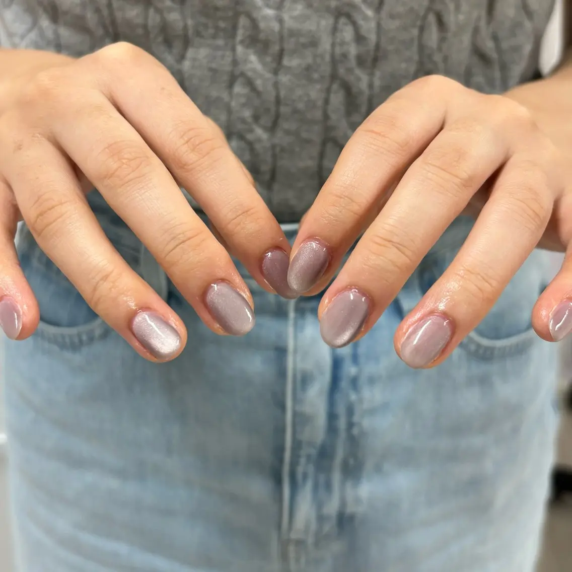 【HAND】無料モデル様募集⭐︎1カラー・マグネット・フラッシュ・ミラーネイルから選べる 1Colorの写真