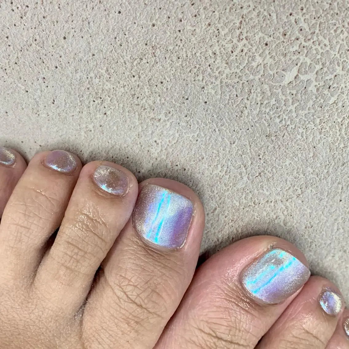 ネイル オーロラネイル マグネットネイル ミラーネイル ワンカラーネイル フットネイル nailsalon -Lien-のネイルデザイン