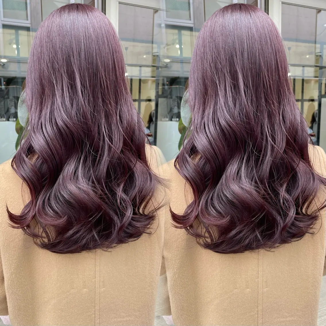 ロング カラー カット ヘアカラー トリートメント ブリーチなしカラー kana🐱のヘアスタイル