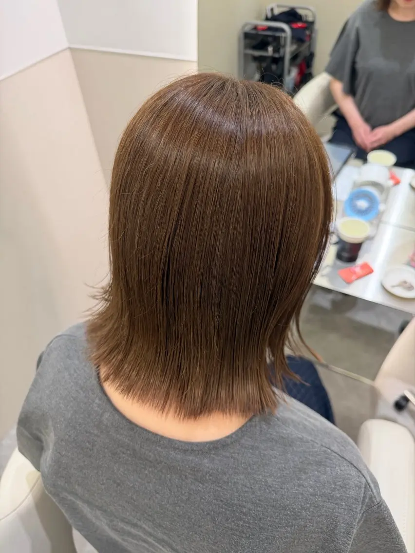白髪ぼかしの写真