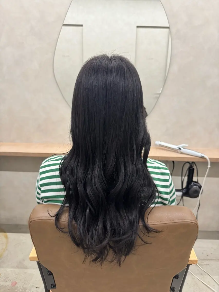 ロング カラー カット ヘアカラー miu-YUCCA モデル様募集中のヘアスタイル